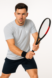 Design accrocheur t-shirt femmes pour tennis polyester spandex t-shirts uniformes scolaires de haute qualité vêtements hommes grossiste - Product Image 6