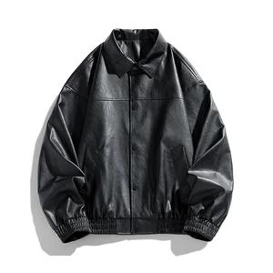 100% Genuine Cow Skin Leather Brown Plus Size Motorcycle <b>Jacket</b> <b>for</b> <b>Men</b> Winter Warm Shearling <b>Fur</b> Canvas Waterproof Windproof - Product Image 1