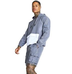 Ensemble coupe-vent deux pièces du fabricant personnalisé Streetwear en nylon à fermeture éclair Ensemble survêtement coupe-vent de haute qualité - Product Image 6