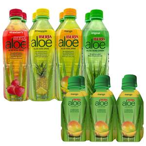 Puré de Jugo de Aloe Vera 1500ML, Bebida Baja en Grasa con Sabor a Granada en Botella - Product Image 4