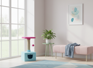 Griffoir pour chats Amistar Berry Cloud de haute qualité, adapté aux chats et chatons de toutes races et tailles. - Product Image 2