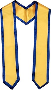 ผ้าคาดไหล่สำเร็จการศึกษาแบบเรียบหรู รุ่น Newrara Deluxe สำหรับผู้ใหญ่ แบบคลาสสิก พร้อมขอบตกแต่ง ยาว 72 นิ้ว - Product Image 4