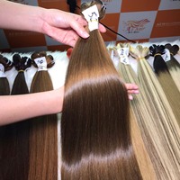 Le luxe 100% d'Azhair Company extensions de cheveux humains vietnamiens trame droite soyeuse dans le prix