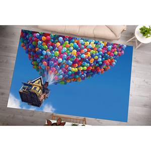 Alfombras de Globos Coloridos de Disney, Alfombra de Globos Aerostáticos, Alfombra Estampada, Alfombra Delgada No Tejida - Product Image 4