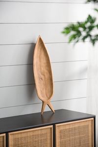 Plateau de service en bois en forme de carotte fait à la main Plateau en bois naturel Décoration Plateau à fruits, à pain, à fromage pour la cuisine, la salle à manger, les cadeaux - Product Image 4