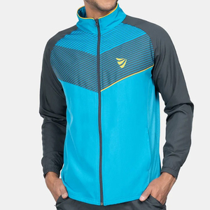 ชุดวอร์มเล่นกีฬาของผู้ชายชุดวอร์ม100% เล่นกีฬาผ้าโพลีเอสเตอร์มีกระเป๋าสไตล์ล่าสุด - Product Image 5