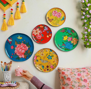 แผ่นติดผนังตกแต่งด้วยศิลปะดอกไม้ชิ้นเดียวที่แขวนผนังทันสมัยสำหรับตกแต่งบ้านศิลปะทางวัฒนธรรมที่หลากหลาย - Product Image 4