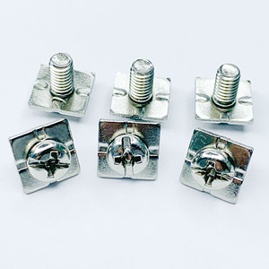 Tornillos de hardware de acero al carbono galvanizado Phillip de fábrica, arandelas cuadradas de cabeza ovalada, Material de níquel para métricas Automotrices - Product Image 3