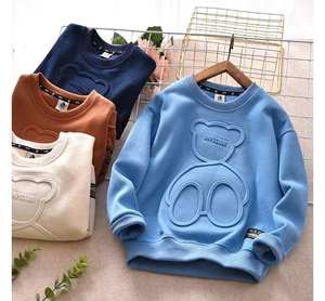 OEM ODM Cotton Blank <b>Crewneck</b> Plain Sweatshirts Original Materials <b>Sweater</b> Men's Sweat Wear Embroidery O Neck Shirt for Men's - Product Image 5