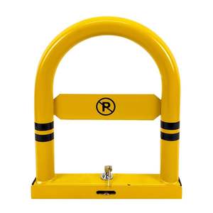 Poste de Estacionamiento Plegable Tipo U de Acero de 50 cm con Cerradura para un Estacionamiento Seguro - Product Image 1