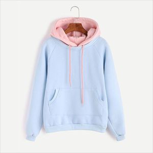 Sudaderas con capucha de manga larga para mujer para el calor de invierno y la ropa informal Técnica de lavado ácido de moda Manténgase a la vanguardia en la moda - Product Image 5