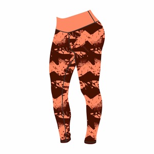 New Arrival Women's Elastic Waist Skinny Leggings Gym Workout Fitness Wear Breathable UV Protection Compression <b>Stretch</b> Durable - Product Image 3