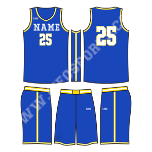 Maillot de basket-ball à séchage rapide personnalisé grande taille ensemble d'uniformes imprimés par sublimation respirants vêtements de basket-ball élégants - Product Image 5