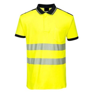 Top Quality Short Sleeve Reflective Tape 100% Polyester Man <b>Polo</b> T-Shirts for Construction - Product Image 5