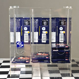 SYP Vente en gros de boosters Pokémon personnalisés transparents : Mega Evolution - Pack de boosters avec pochettes, distributeur de boosters acrylique à 3 emplacements, design empilable - Product Image 5