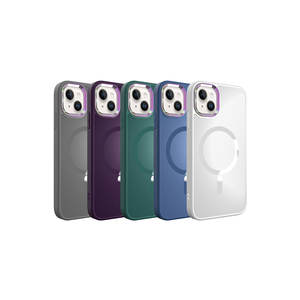 Coque en silicone Netzy SAFA Style pour iPhone 13 Plus compatible avec la charge sans fil MagSafe, noire - Housse de protection pour téléphone - Product Image 2