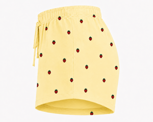 Ensemble pyjama décontracté 2 pièces tricoté pour femme, haut sans manches et short au-dessus du genou, tenue d'intérieur confortable, prix raisonnable, service OEM - Product Image 2