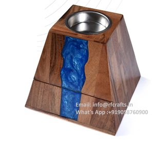 Brûleur d'encens élégant en résine en bois Medkhan Mubkhar pour les cérémonies spirituelles - Product Image 3