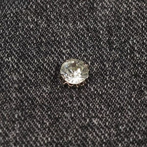 Gran oferta, pantalones cortos lavados Vintage personalizados, pantalones vaqueros, diseño de piedras preciosas, logotipo bordado, pantalones cortos vaqueros con diamantes de imitación para hombre - Product Image 5