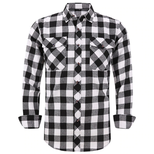 Chemise en flanelle à carreaux pour homme 2026, surdimensionnée, 6XL, 7XL, 8XL, 10XL, grande taille, mode décontractée, manches longues, chemise en flanelle de coton - Product Image 4