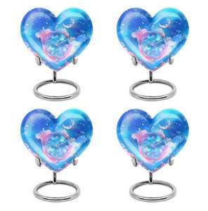 Horloge céleste coeur urne pour cendres humaines ciel cosmique Design décoratif souvenir adulte enterrement funéraire 200 pouces cubes urnes - Product Image 6