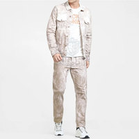 Veste en jean pour homme surdimensionnée, sur mesure, best-seller, dernier design, prix bas