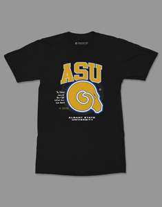 เสื้อยืด Bison Edge Apparel Albany State University ASU แบบสั่งทำพิเศษสำหรับมหาวิทยาลัย  ยูนิเซ็กซ์ ผ้าฝ้าย 100% 260 กรัม เป็นมิตรกับสิ่งแวดล้อม ระบายอากาศได้ดี - Product Image 1