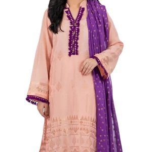 Vente en gros de vêtements pour femmes indiennes et pakistanaises, ensemble de 3 pièces, Anarkali Salwar Kameez de luxe en tissu lawn, vêtements décontractés, ODM - Product Image 1
