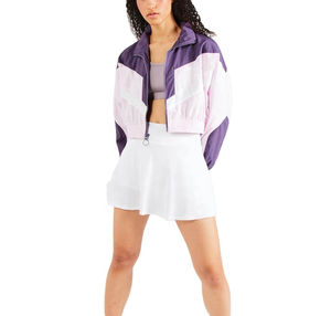 2025 Top Quality Streetwear Women Windbreaker Waterproof Embroidered Logo Zip Up Workout Track Jacket Made By Numica Sports - Product Image 5