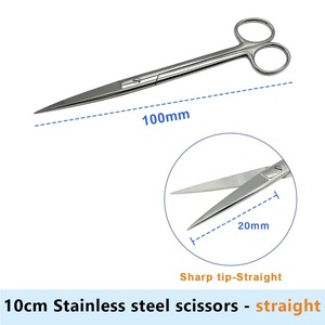 Ciseaux chirurgicaux médicaux améliorés en acier, petits outils pour les ongles, coupe des poils du nez et des sourcils, manucure, maquillage, accessoires de beauté professionnels - Product Image 6