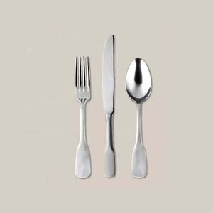 New Wholesale Party-ware Luxury 5 Piece Stainless Steel Designer Handle Cutlery with Round Modern Salad Server Set - Product Image 3