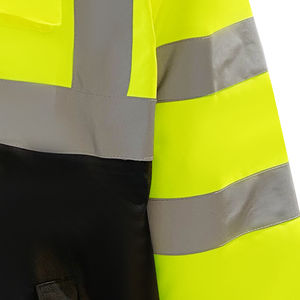 OEM ODM Venta al por mayor personalizado ANSI Clase 1 impermeable chaleco reflectante de seguridad para hombres invierno de alta visibilidad con logotipo personalizado - Product Image 4