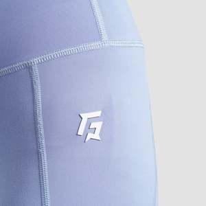 Leggings Sport Décontractés Pro Motion (Lavande) Taille Haute Mi-Haute XL Sans Couture Tricotés en Spandex et Nylon à Motifs pour Gym Yoga Fitness - Product Image 6