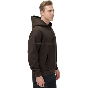 Ventes en gros de sweats à capuche personnalisés 100% coton pour hommes, en molleton respirant avec impression de logo, sweats à capuche pour hommes - Product Image 2