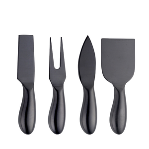 Juego de cuchillos para queso de 4 piezas de acero inoxidable de alta calidad al por mayor en muchos colores para fiesta hogar restaurante a bajo precio - Product Image 1