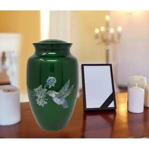 Urna de cenizas con forma de corazón de recuerdo para cenizas de mascotas urnas con estampado de pata para animales y humanos urnas personalizadas memorables suministro funerario - Product Image 6