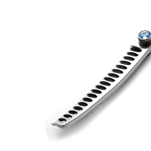 Toilettage professionnel pour chiens Ciseaux à chunker pratiques en bois et en acier inoxydable Cisailles courbes et droites de haute qualité - Product Image 4