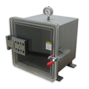 Conception cylindrique de chambre à vide en acier inoxydable de haute qualité OEM personnalisable pour la simulation des eaux usées et de l'espace des semi-conducteurs - Product Image 1