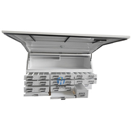 Boîte à outils étanche en aluminium avec tiroirs pour plateau de camions Ute et auvent à ouverture latérale en aluminium Tradesman