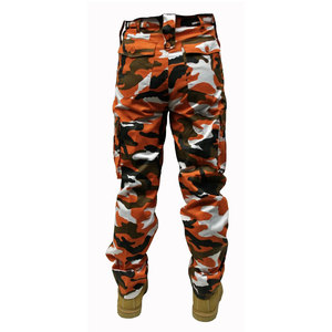 Pantalon de jogging camouflage premium pour homme, logo personnalisé, respirant, léger, en polyester/coton, taille mi-haute, fermeture élastique, poches - Product Image 4