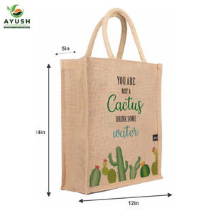 Sacs de courses personnalisés en jute ou en coton 100% écologiques - Product Image 4