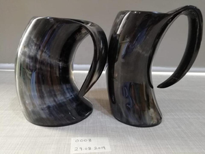 Tazas Vikingas de Cuerno de Buey para Beber, Capacidad de 200 ml, Tamaño Personalizado, Diseño Europeo, Hechas a Mano, Impermeables, Regalo Empresarial, Vasos para Cerveza y Vino, para el Hogar - Product Image 5