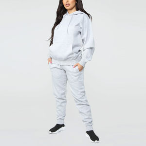 Conjunto Deportivo de Dos Piezas para Hombre de Alta Calidad en Color Sólido, 100% Algodón para Trotar en Invierno - Product Image 6