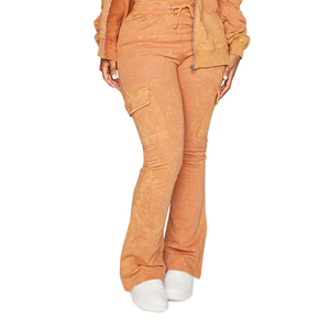 Custom Logo Basics Sudadera con capucha Pantalones Trajes Conjunto Cremallera Pantalones de chándal Chándal Mujer Conjunto de 2 piezas Fitness Joggers Mujeres Chándales - Product Image 4