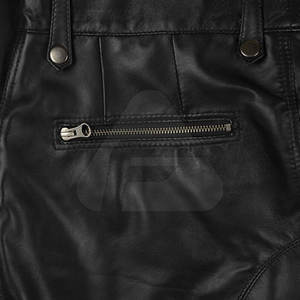 Pantalones de Cuero Genuino para Hombre, Servicio OEM, Logotipo Personalizado, Ligeros, Resistentes al Viento, Casuales, Antiarrugas, Cómodos, Elásticos y Rectos - Product Image 5