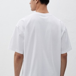Camiseta Camisetas Alta calidad 100% Algodón O-cuello Hombres OEM Logo Plain Blank - Product Image 4