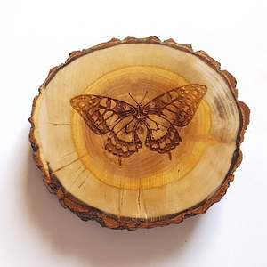 ธูปไม้แบบชนบทที่จับเถ้าไม้รูปทรงผีเสื้อที่หั่นเป็นชิ้น - Product Image 2