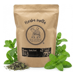 Foglie di Menta Premium Haathee per Infusione (Mentha) 1 Chilogrammo in Busta Stand-up con Stampa Personalizzata - Product Image 1