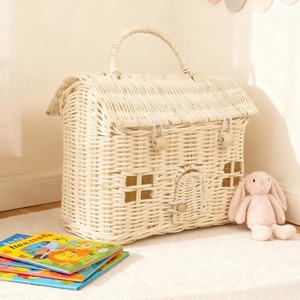 ตะกร้าหวายทอมือรูปทรงบ้าน - Product Image 6