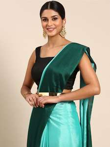 Sari de Chinon de estilo moderno para bodas y fiestas, moda para damas, listo para usar, mayorista de ropa india y pakistaní - Product Image 5